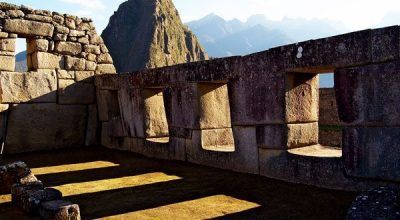 What are the four temples of Machu Picchu?